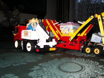 Kraan weer inklappen.